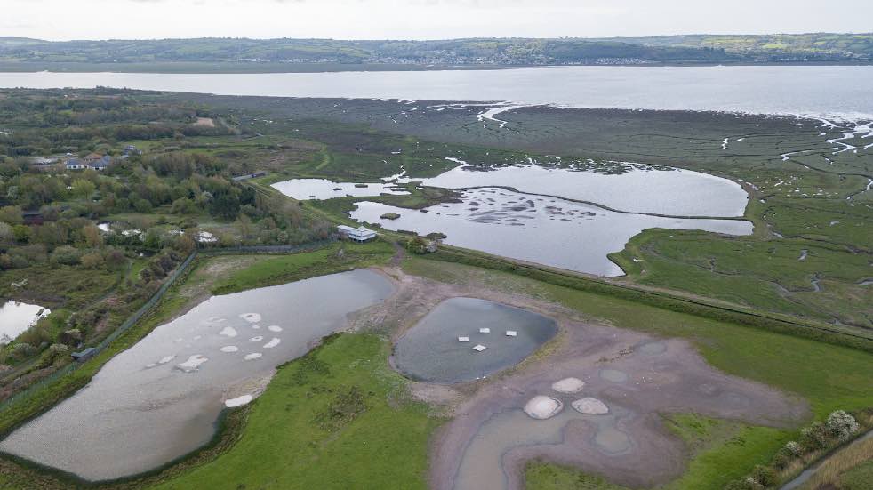 WWT Llanelli from above